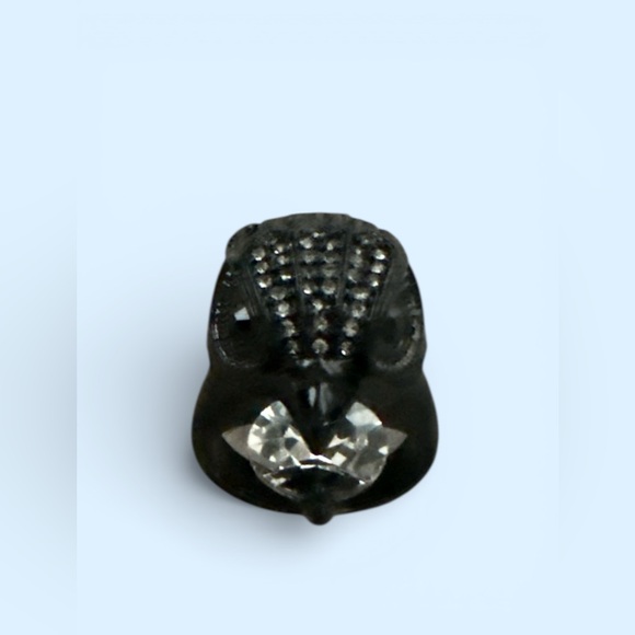 NWOT Kurt Geiger Pavé Eagle's Head Crystal Cocktail Ring - Picture 3 of 13